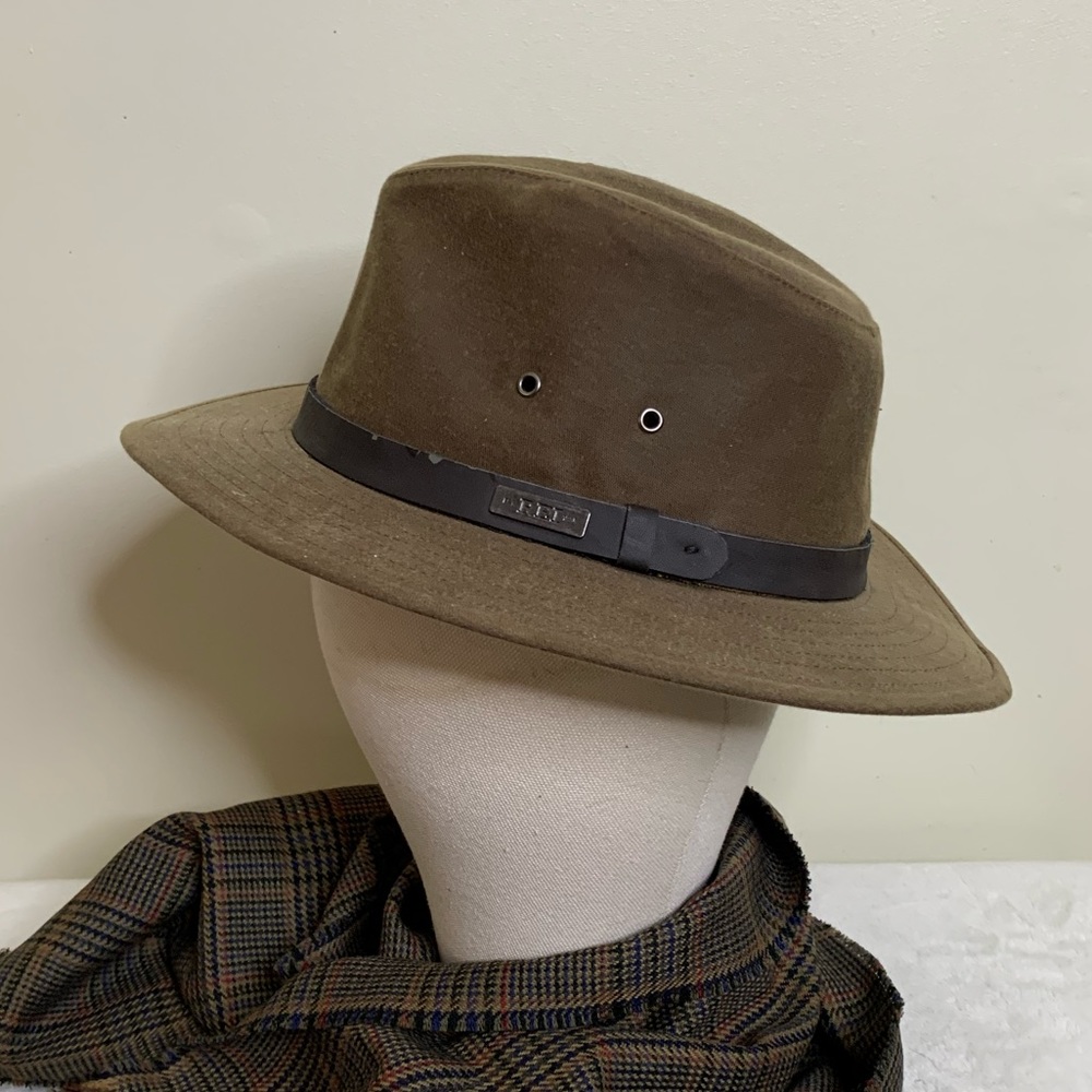 REI Vintage Oiled Cotton Vented Hiking Sun Hat